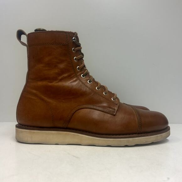 VGUC Rancourt & Co. x Helm x Huckberry Hunter Teak Cap Toe Boot Maine USA 10 D main image 7